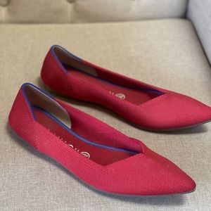 Rothy’s Red Pointed-Toe Size 9